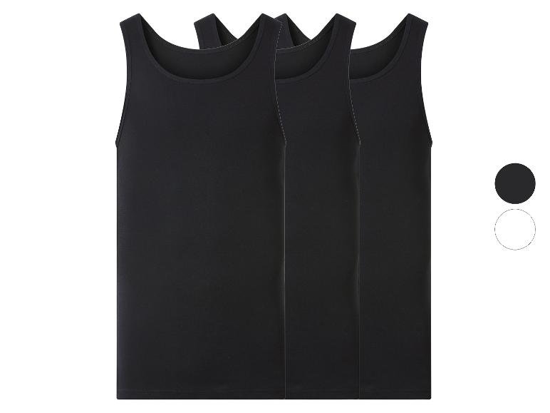 Lot de 3 débardeurs côtelé pour hommes