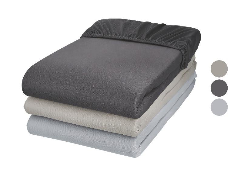 Drap-housse en jersey de microfibre, 180-200 x 200 cm