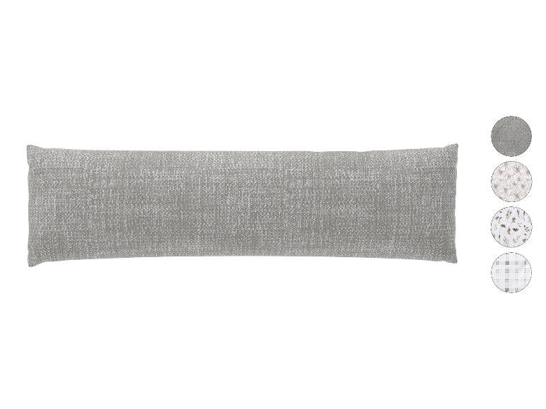 Taie d'oreiller de corps en flanelle fine ou taie réversible en flanelle fine, 45 x 145 cm