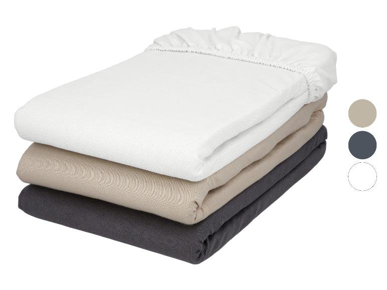 Drap-housse en flanelle de coton, 140-160 x 200 cm
