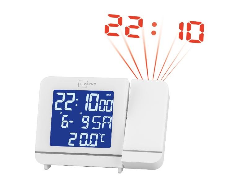 Réveil radioguidé avec projecteur