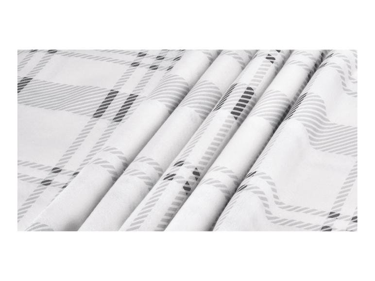 Parure de lit en flanelle ou parure de lit réversible en flanelle, 140 x 200 cm