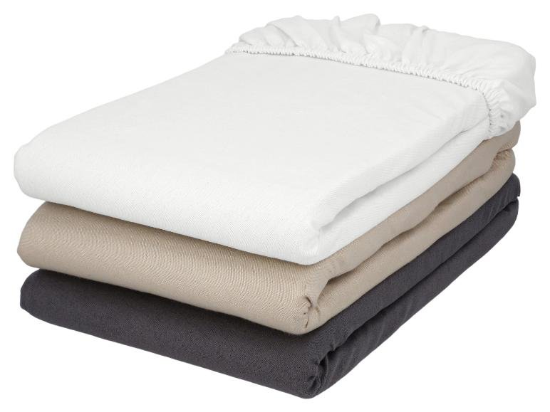 Drap-housse en flanelle fine, 180-200 x 200 cm