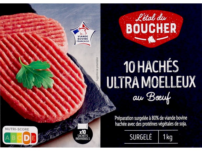 10 hachés au boeuf