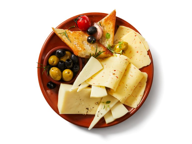 Tranches de fromage à l'ibérique