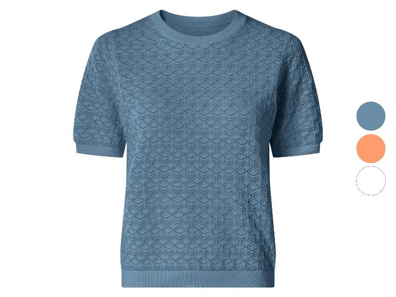 Pull en maille ajourée femme