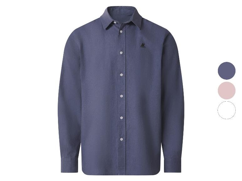 x U.S. Grand Polo Chemise homme en lin