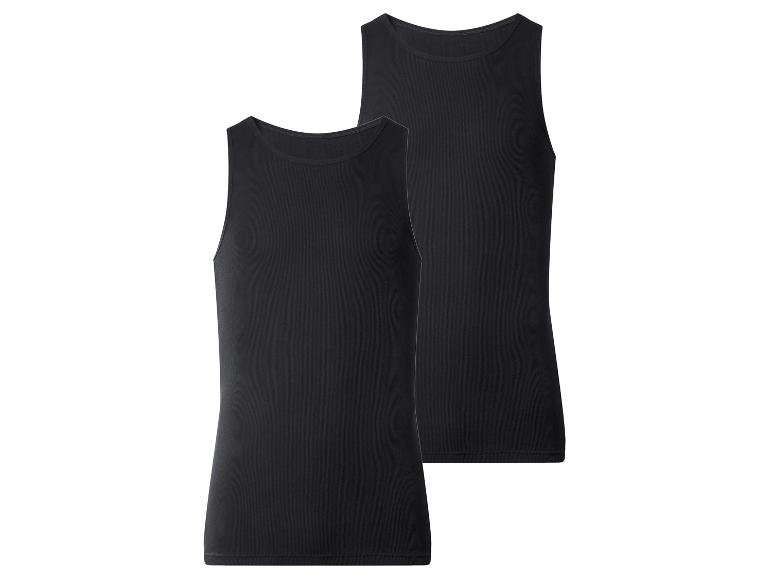 Débardeurs à double côte pour hommes, lot de 2