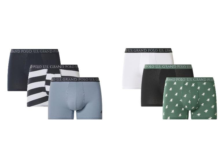 U.S. Grand Polo Boxer pour homme, lot de 3