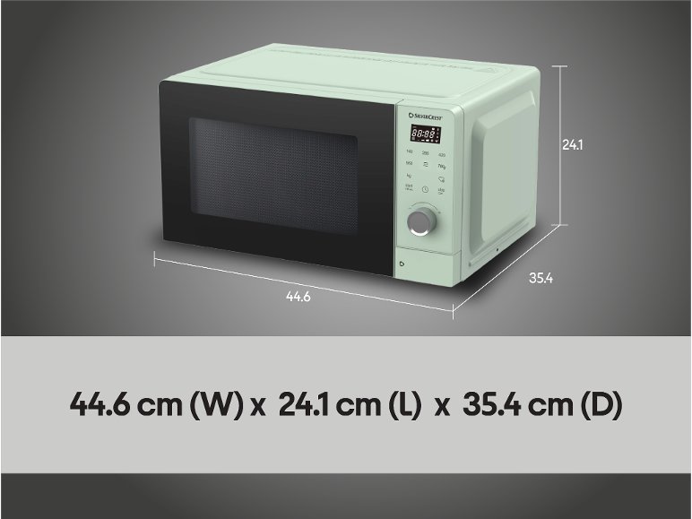 Four à micro-ondes SMWC 700 D2, 20 L, 700 W, vert pastel