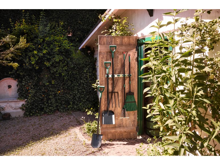 Kit d'outils de jardin : bêche pointue, pelle et fourche à bêcher
