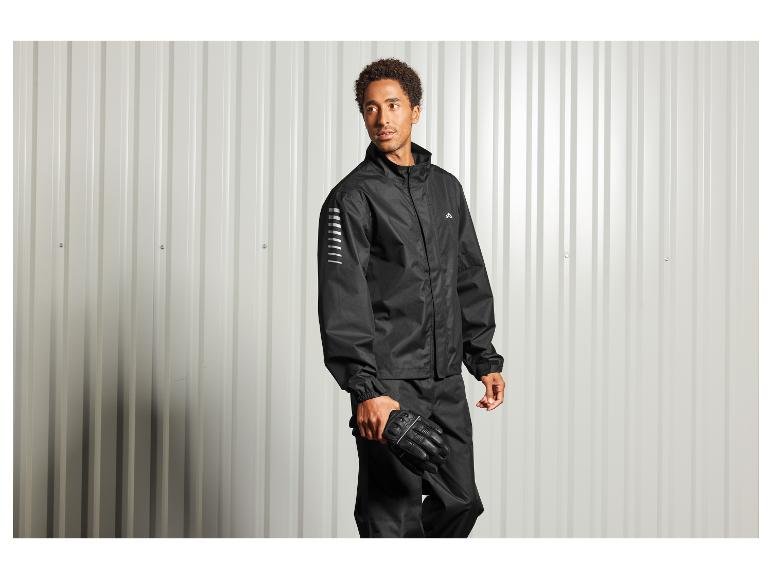 Veste de pluie pour homme, respirante, coupe-vent et imperméable.