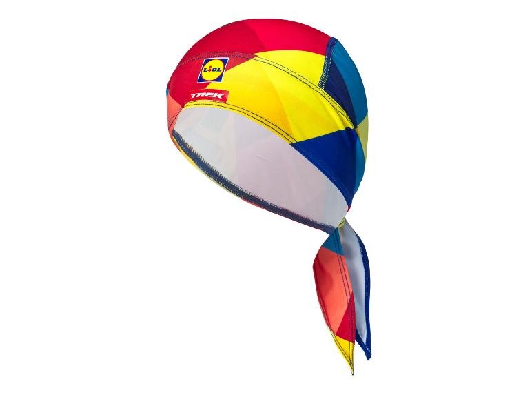 Bandana Lidl-Trek, taille réglable individuellement.