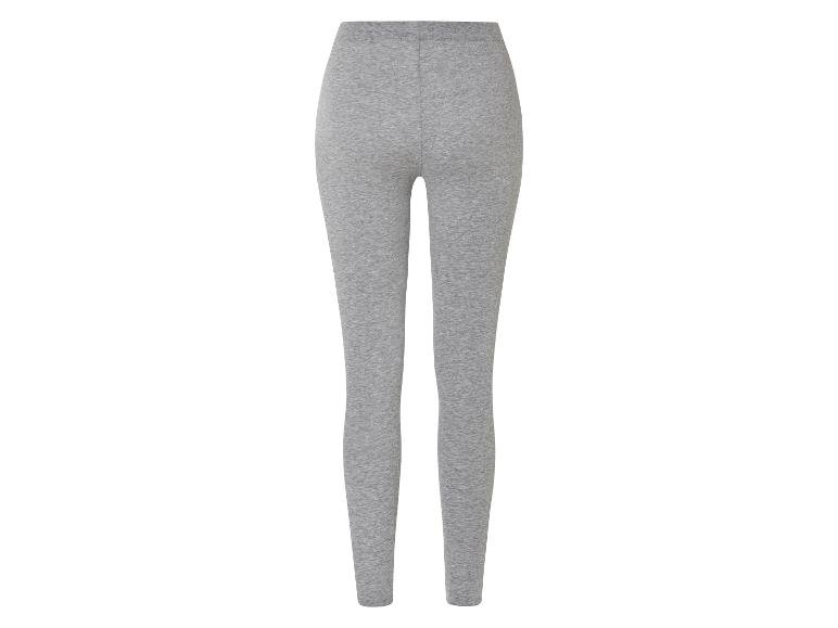 Leggings femme, lot de 2, en coton bio.