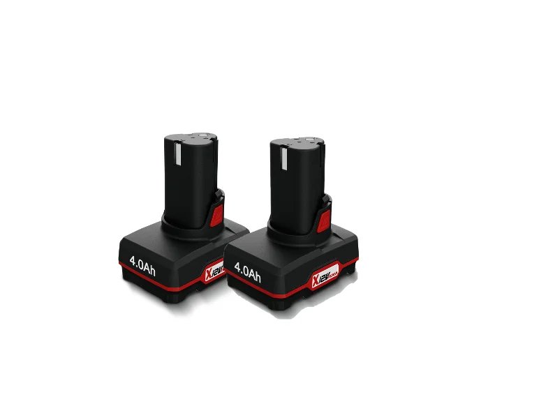 Lot de 2 batteries, 4 Ah, 12 V