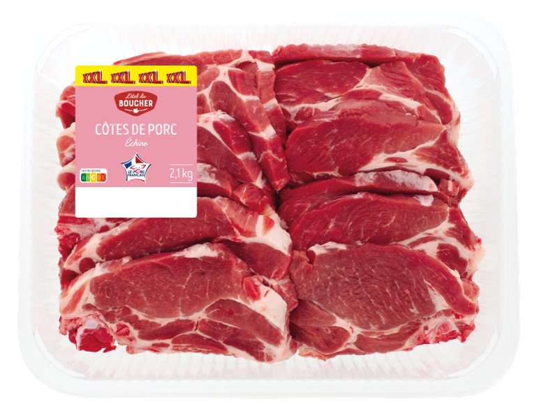 12 côtes de porc