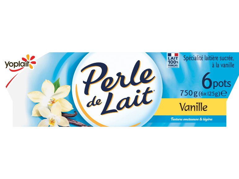 Yoplait perle de lait vanille