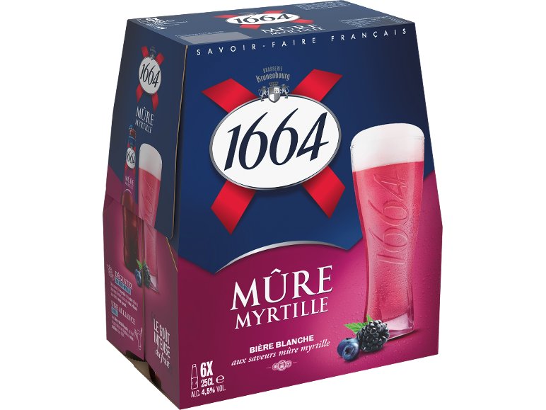 1664 bière mûre myrtille