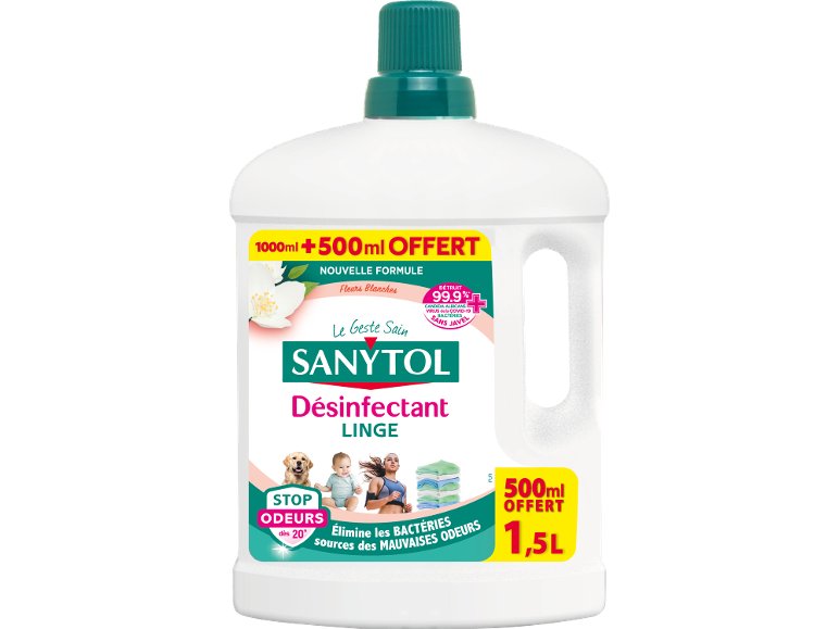 Sanytol désinfectant linge fleurs