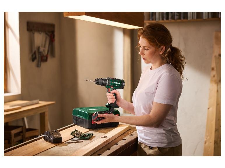 Set perceuse-visseuse sans fil + batterie + chargeur, 20 V