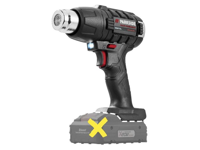 Décapeur thermique sans fil PPHLGA 20-Li B3, 20 V