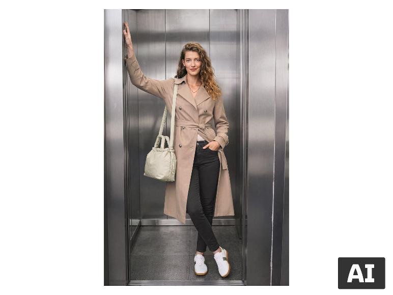 Trench long femme
