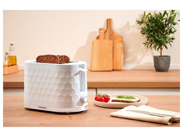 Grille-pain en plastique à deux fentes avec structure alvéolée STKW 870 A1