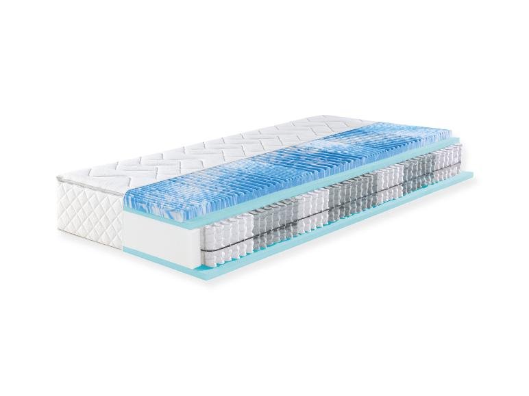 Matelas à ressorts ensachés Sweet Dream XXL, 7 zones, avec surmatelas