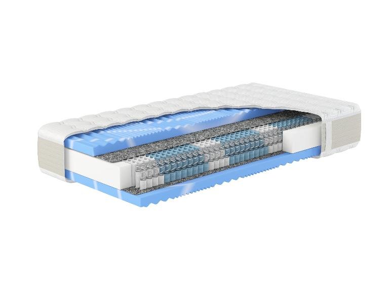 Matelas à ressorts ensachés, 7 zones XXL Gelstar T-1000