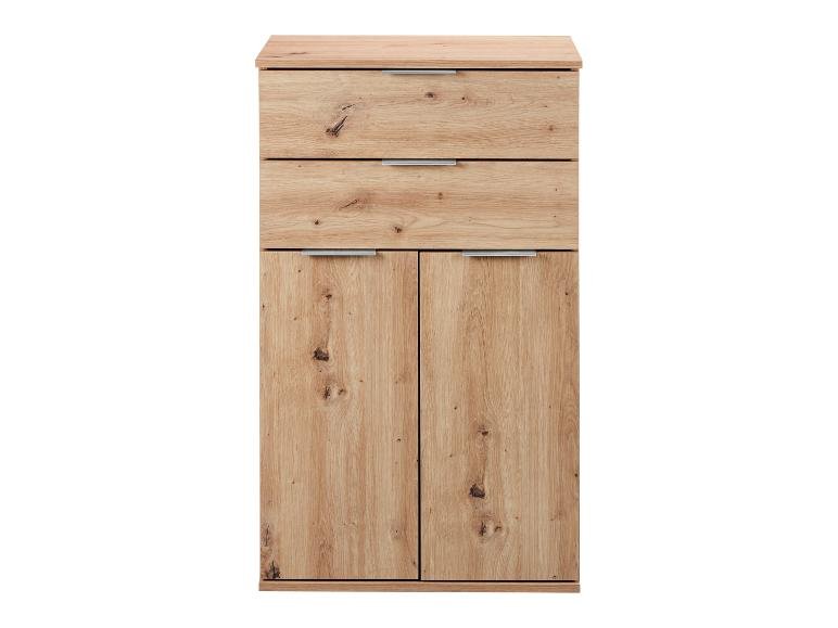Meuble bas, 57,6 x 32,9 x 94,8 cm, imitation chêne