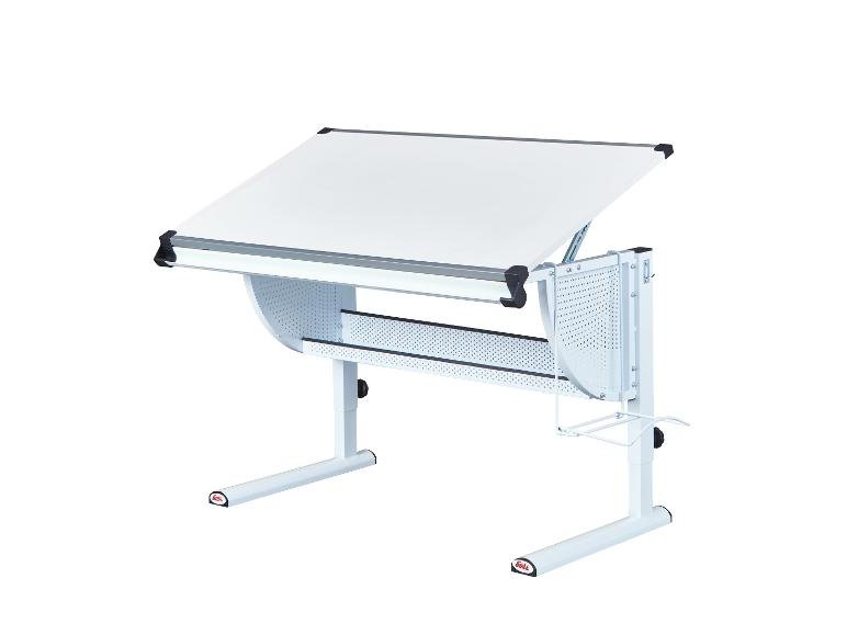 Bureau Matts 3 en 1, 118 x 63-93 x 73 cm, blanc