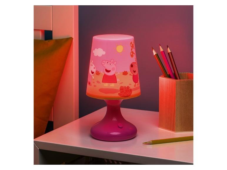 Lampe de table Bluey ou Peppa Pig