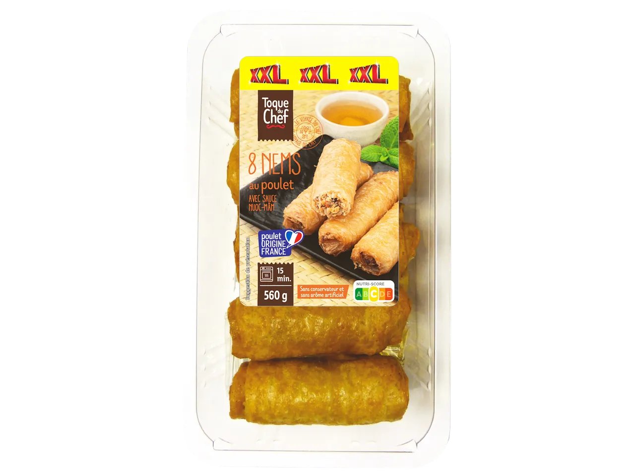 8 nems au poulet