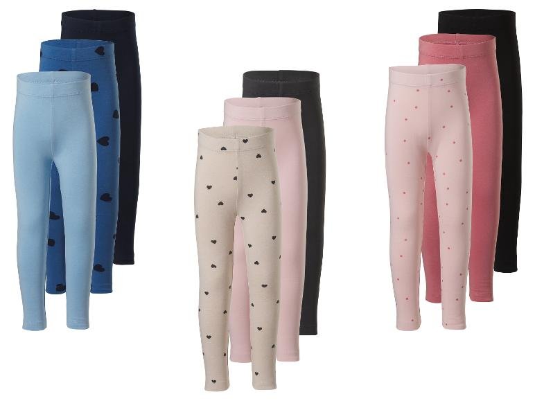 Lot de 3 leggings petite fille