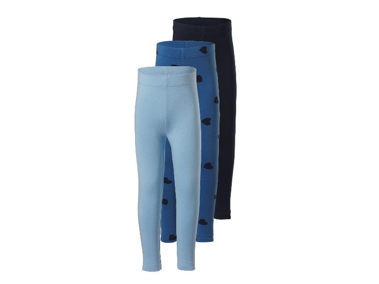 Lot de 3 leggings petite fille