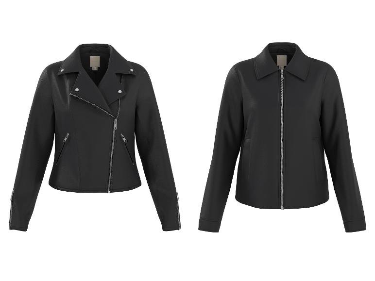 Veste motard ou Blouson en similicuir femme
