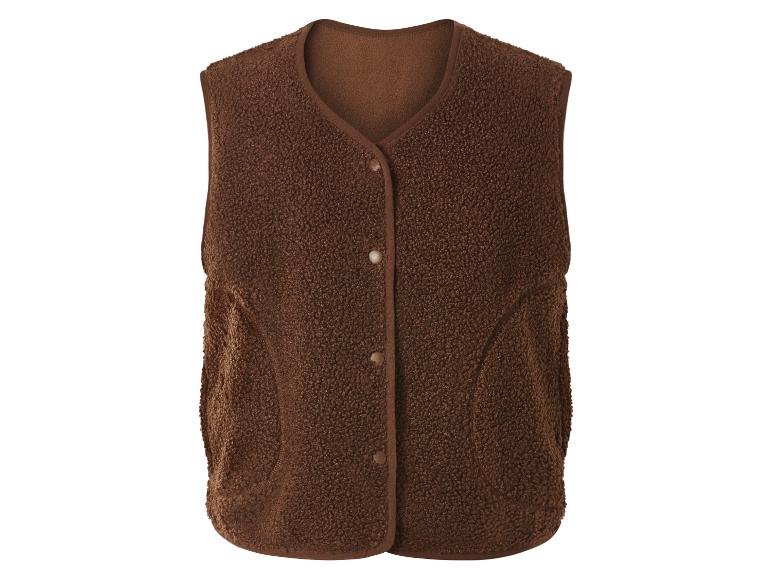 Veste sans manches moumoute femme