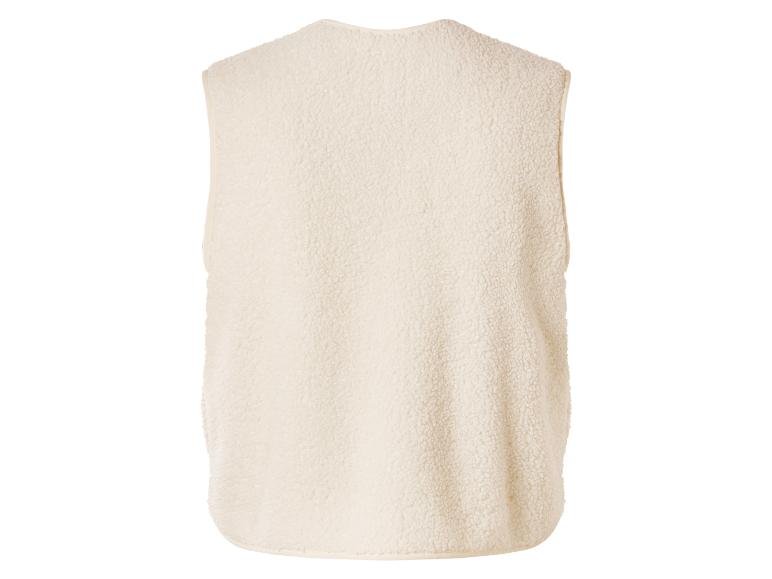 Veste sans manches moumoute femme
