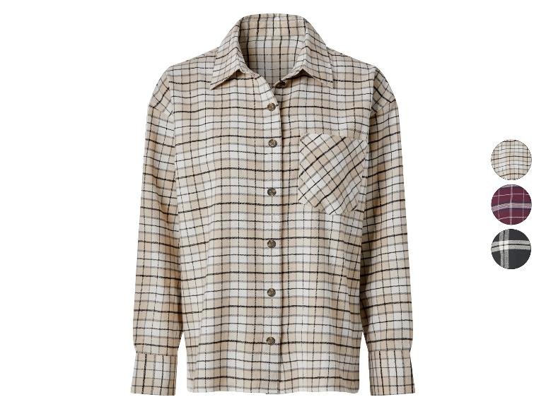 Chemise en flanelle oversize femme