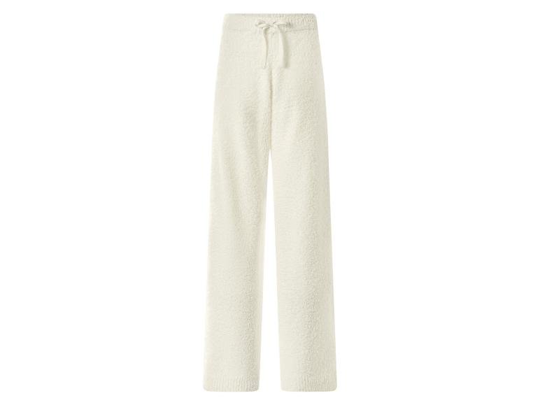 Pantalon large en peluche femme