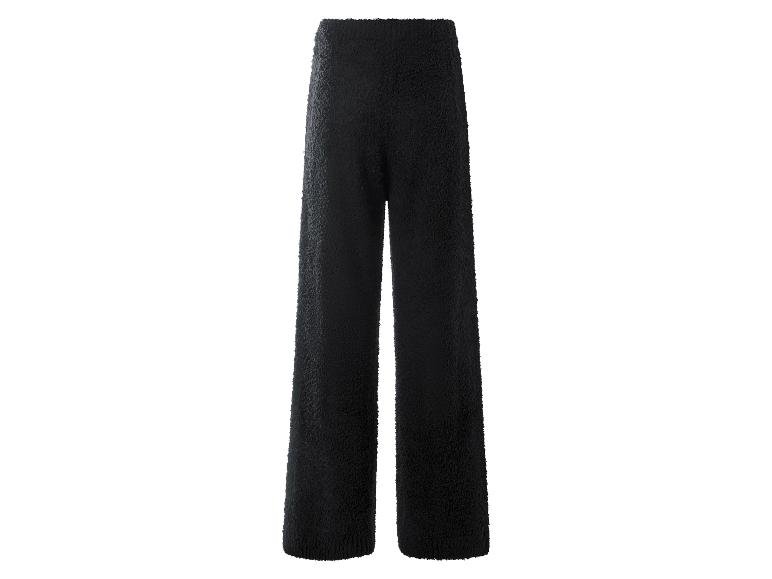 Pantalon large en peluche femme