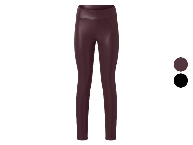 Legging en similicuir femme