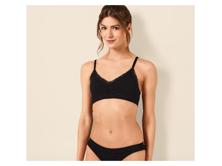 Bustier côtelé pour femme avec dentelle