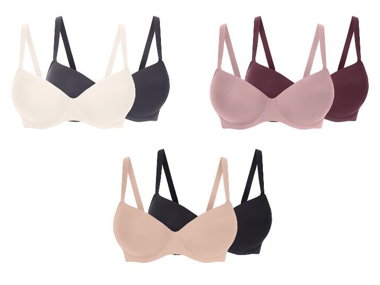 Lot de 2 soutien-gorges à armatures pour femme