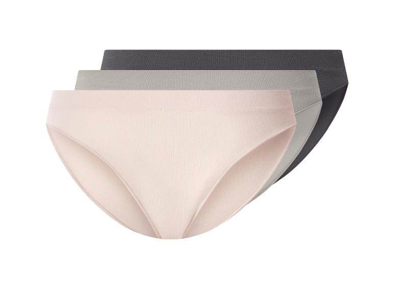 Lot de 3 slips femme, sans coutures