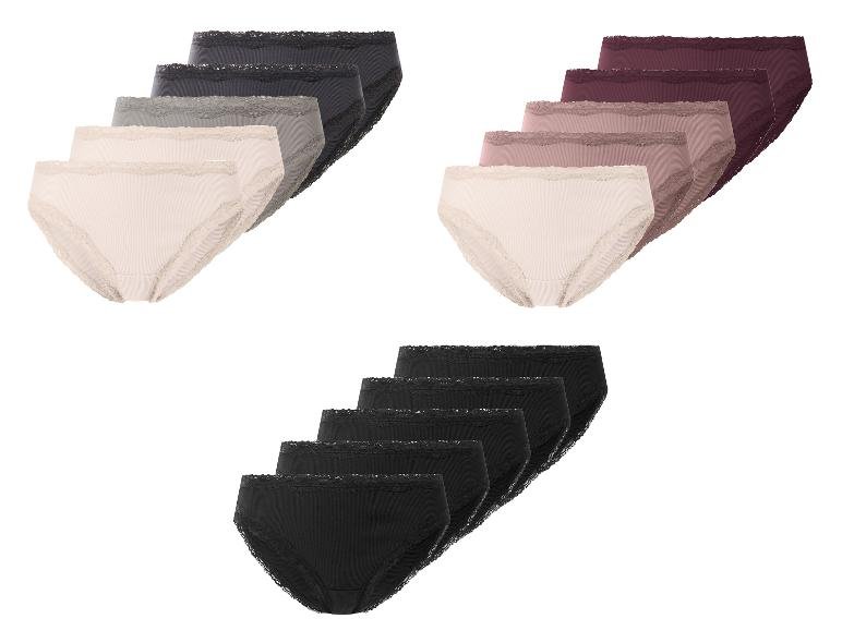 Lot de 5 slips femme