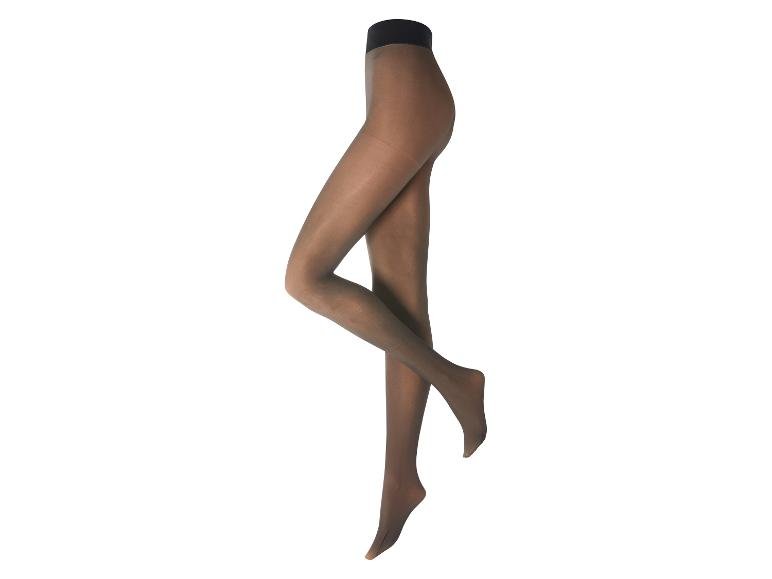 Collant thermique effet transparent femme