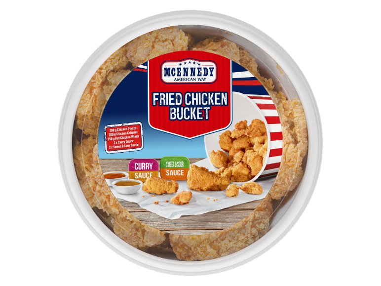 Ailes et filets de poulet frits
