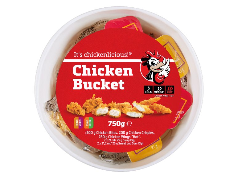 Ailes et filets de poulet frits