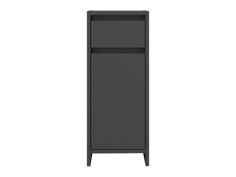 Meuble de salle de bains Oslo, 32 x 80 x 28 cm, anthracite